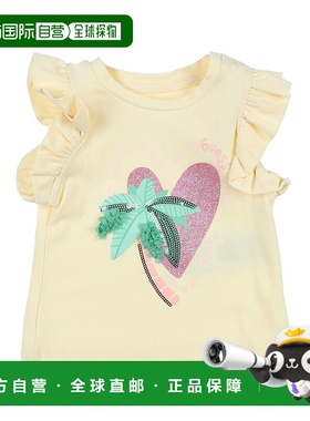 1h可退 潮奢 Guess 盖尔斯 婴儿 T恤童装 yellow黄色 舒适时尚