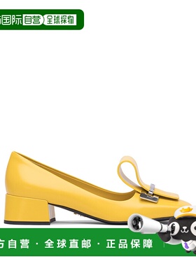 PRADA 女士高跟鞋 1I963N055F0377FD035 SS2025 黄色单鞋
