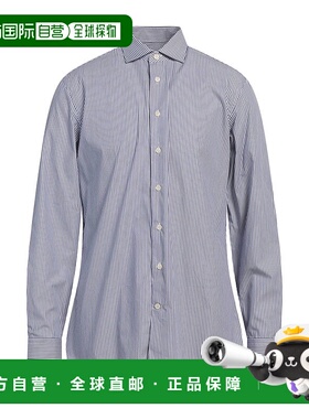 1h可退 潮奢 Hackett 男士 条纹衬衫 blue蓝色 舒适时尚