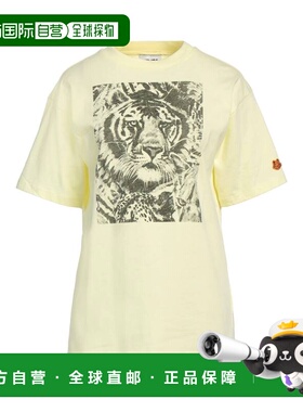1h可退 潮奢 kenzo 高田贤三 女士 T恤 yellow黄色 舒适时尚
