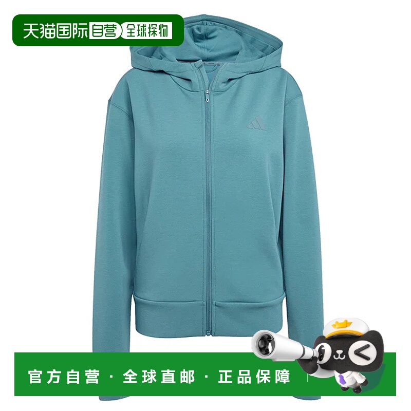 1h可退 ADIDAS 女士运动服 JX7317AZZURRO CO 浅蓝色 FELPA DONNA