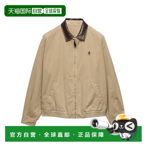 PRADA 男士夹克 SGD189192ASOOOF0065 CO 棕色 棉质休闲夹克