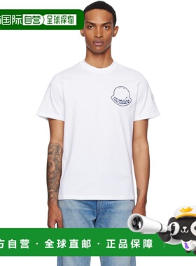 1h可退 潮奢 Moncler 盟可睐 男士 白色 Logo Cotton T 恤 K20918