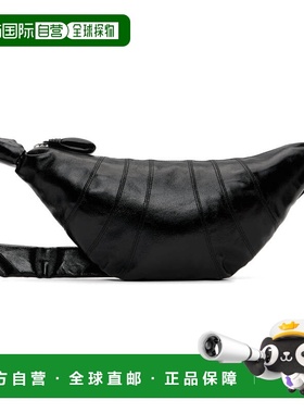 1h可退 潮奢 Lemaire 女士 黑色中号 Croissant 单肩包 BG0001LF1