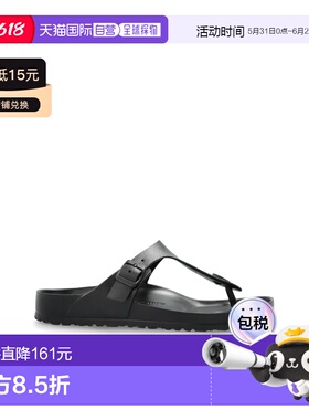 1h可退 BIRKENSTOCK 女士拖鞋 128201FBLACK CO 黑色 Sandals Giz