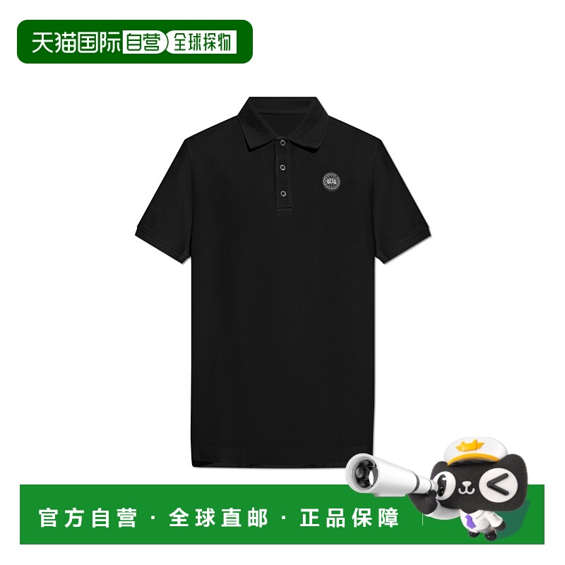 1h可退 CANADA GOOSE 男士POLO衫 1600MB0BLACK CO 黑色 Polo wit