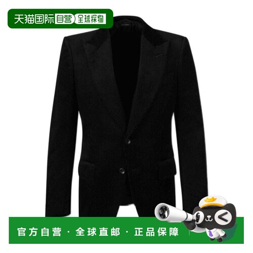 TOM FORD 男士西服 JLPP01C0003NAA AW2025 黑色 长袖西装外套