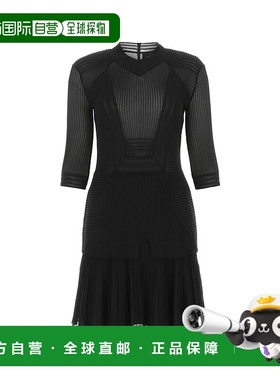 GIVENCHY 女士半身裙 BW21GR4ZFD001 AW2022 黑色包臀裙百褶裙