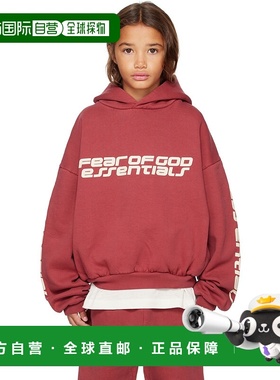 1h可退 潮奢 essentials fear of god 女童 红色 Holiday 系列 Em