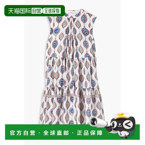 Chloe 蔻依 女士 层叠印花真丝双绉迷你连衣裙 CHC20ARO48321
