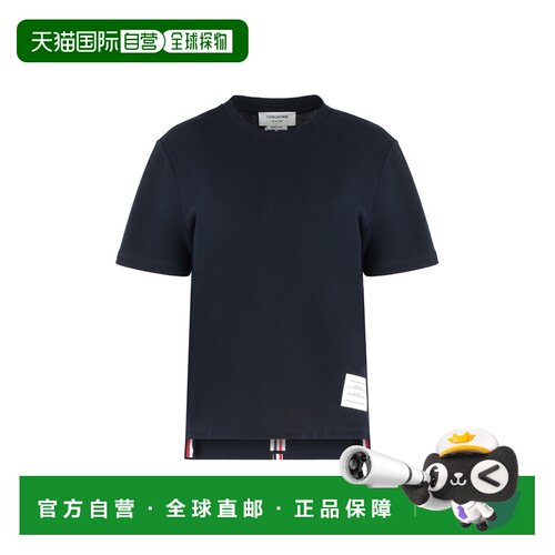 THOM BROWNE 女士T恤 FJS013A00050415 SS2026 蓝色