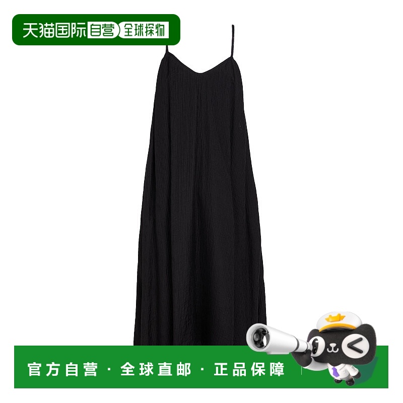 1h可退 潮奢 ANINE BING 女士 中长连衣裙 black黑色 舒适时尚