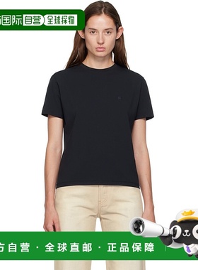 1h可退 潮奢 Acne Studios 艾克妮 女士 黑色 Regular Fit T 恤 C