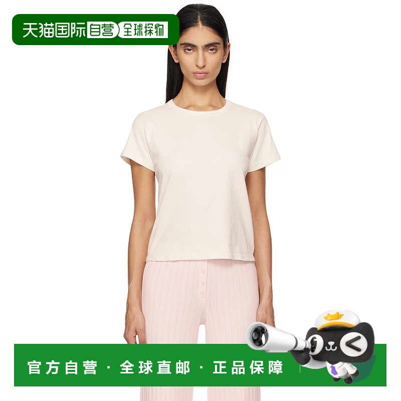 1h可退 潮奢 LESET 女士 粉色 The Margo T 恤 LT017ACTN针织