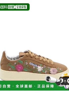 1h可退 潮奢 AUTRY 女士 DALLAS 低帮绒面革精饰运动鞋 ADLWEY01C