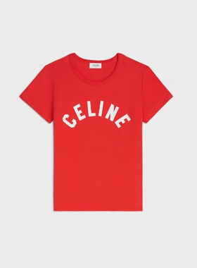 CELINE 女士T恤 RX0SU3O24GGN4 CO 红色 T-SHIRT
