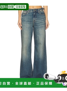 1h可退 潮奢 GOOD AMERICAN 女士 Good Ease Tabs 可调节牛仔裤 G