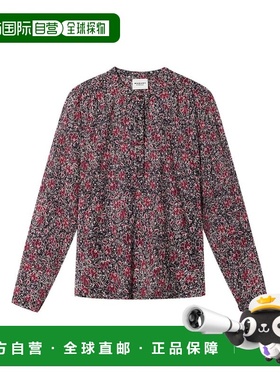 潮奢 ISABEL MARANT 女士 MARIA 棉质薄纱印花衫 HT0029FAD1J14E8