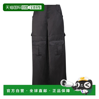 TOM FORD 女士休闲裤 PAW532FAX595LB999 CO 黑色 CARGO PANTS