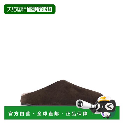THE ROW 女士拖鞋 F1705L302SH01LQB AW2025 深棕色一脚蹬