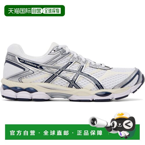 Asics 亚瑟士 男士 白色 Gel-Cumulus 16 运动鞋 1203A733103WHIT