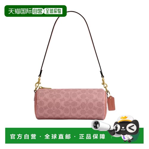 COACH 女士斜挎包 CDY79B4YU2 SS2024 蔻驰标志性粉红色圆筒包