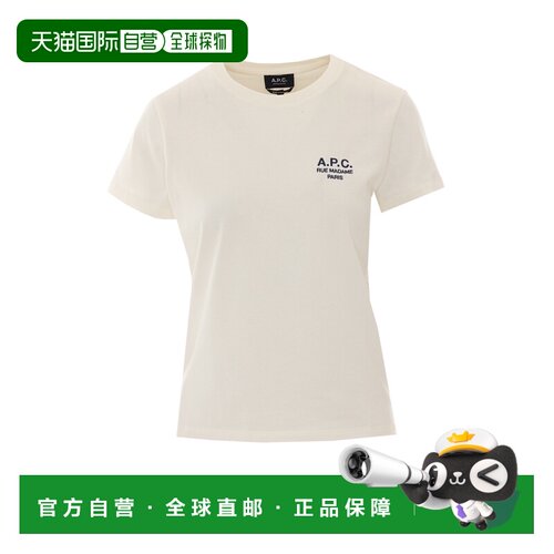 A.P.C. 女士T恤 COHBUF26610TAE AW2026 白色 Apc rue madame t-s
