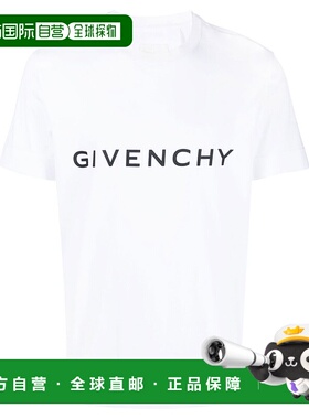 GIVENCHY 男士T恤 BM716G3YAC100 CO 白色短袖