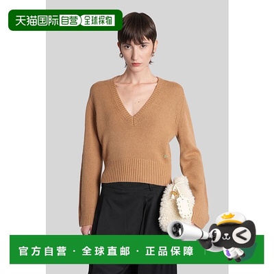 GANNI 女士针织衫 428998K2653 AW2025 棕色 Ganni Knitwear