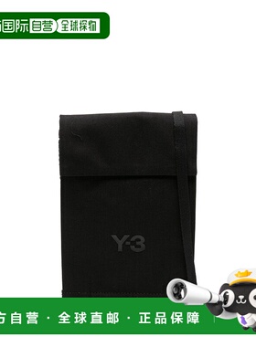 1h可退 潮奢 Y-3 男士 黑色再生聚酯钱包 JZ8062 black黑色 舒适