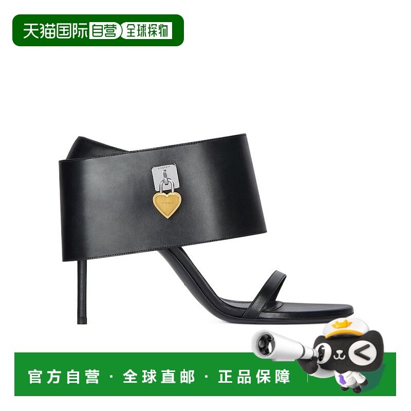 GIVENCHY 女士高跟鞋 BE309WE2CL001 SS2025 黑色 Shark Lock Hea
