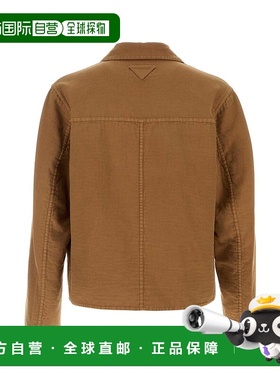 PRADA 男士西服 UGD326SOOO16L5F0T5C SS2025 驼色外套西装