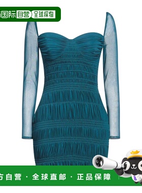 1h可退 潮奢 Self-Portrait 女士 紧身连衣裙 green绿色 舒适时尚