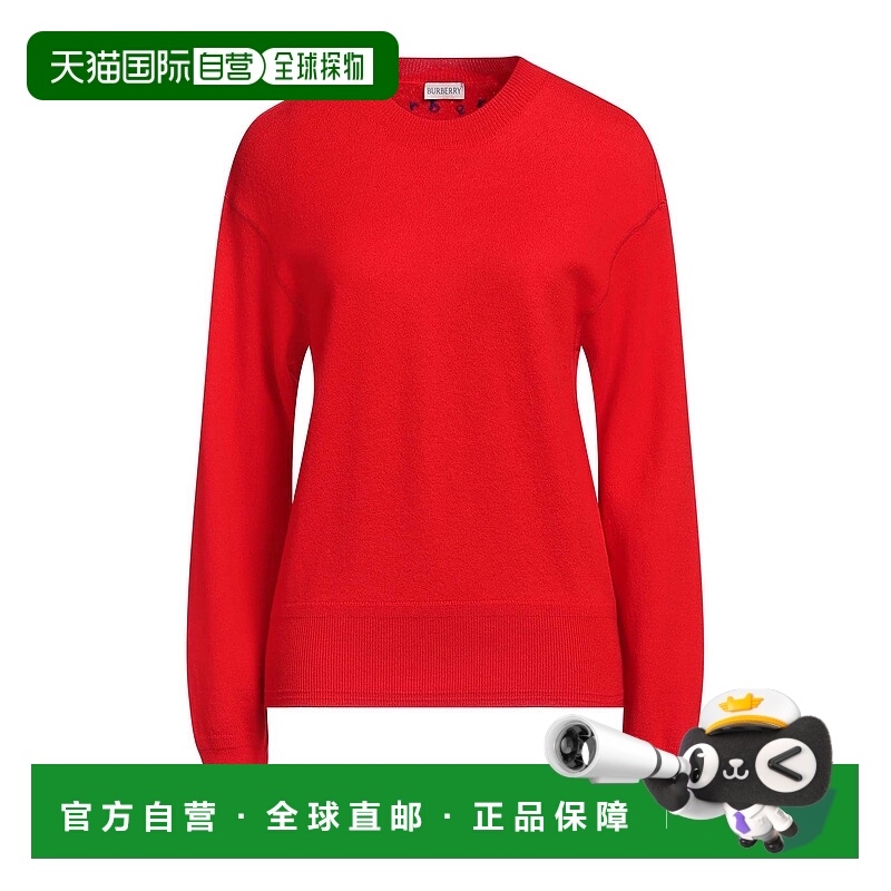 潮奢 Burberry 巴宝莉 女士 毛衣 red红色 舒适时尚