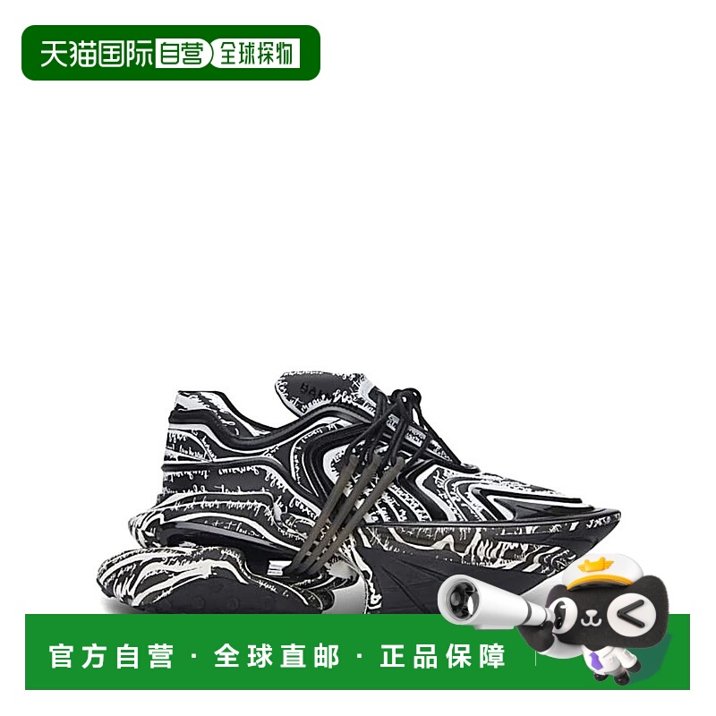 1h可退 BALMAIN 男士运动鞋 EM1VI362NERO SS2025 黑色 BALMAIN S