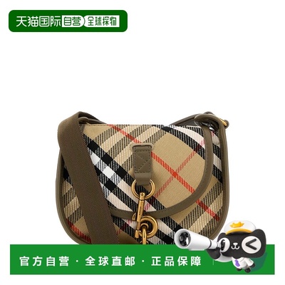 BURBERRY 女士手提包 8119657B9368 SS2026 浅棕色 Embroidered c