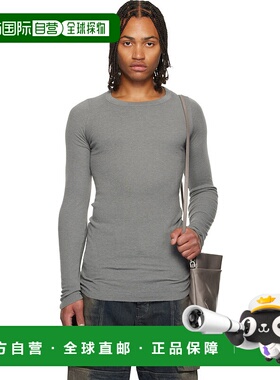 1h可退 潮奢 rick owens 瑞克 欧文斯 男士 灰色 Concordians Rib