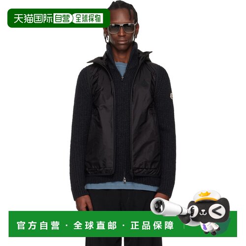 Moncler 盟可睐 男士 黑色 Moretan 马甲 L10911A00119539ZD999BL