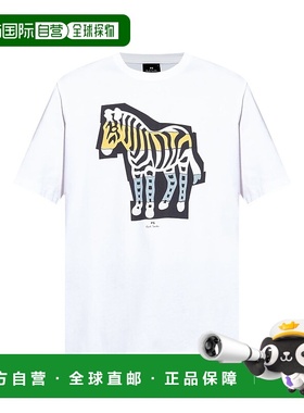 1h可退 潮奢 Paul Smith 男士 By and Polos T恤白色T恤 M2R011RT