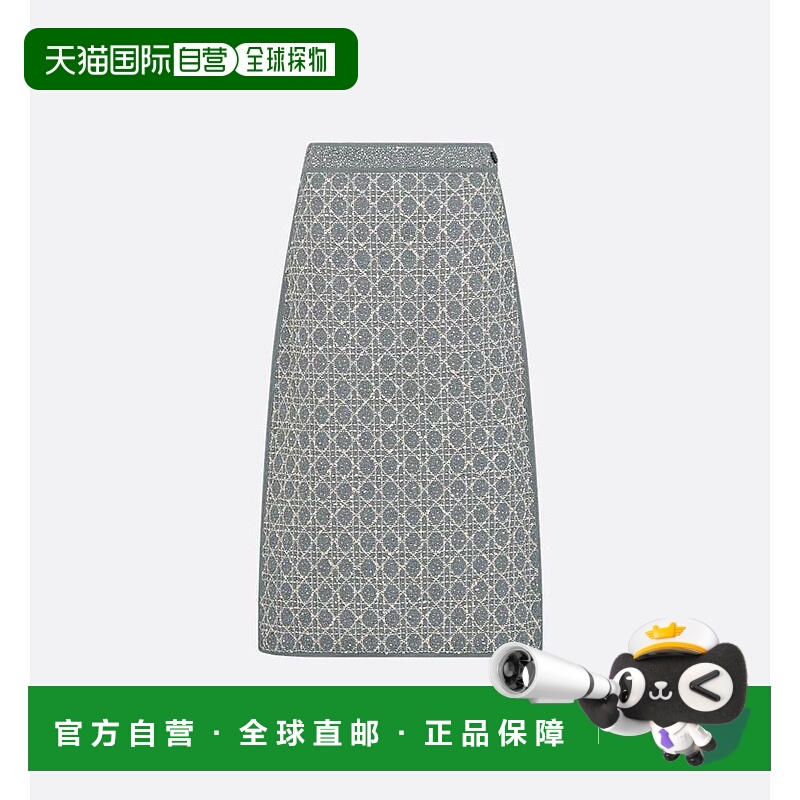1h可退 DIOR 女士半身裙 544J05A73498891GREY AW2025 灰色迪奥