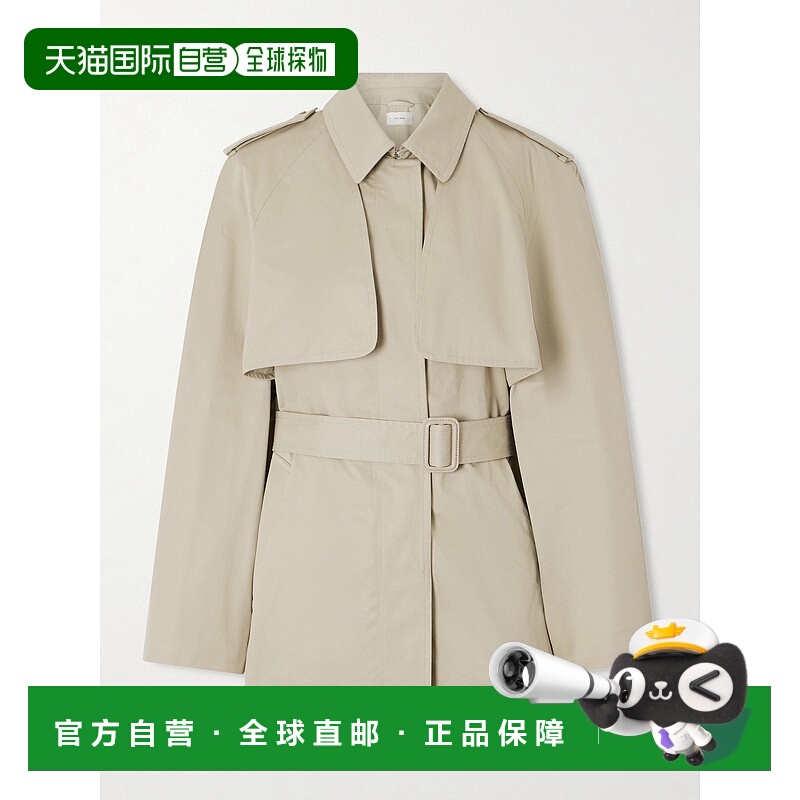 1h可退 潮奢 The Row 女士 Tavoris 束带磨毛棉质斜纹呢夹克 1052