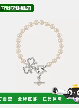 Vivienne Westwood Rigoberta 土星蝴蝶结装饰 仿珍珠 黄铜 仿水