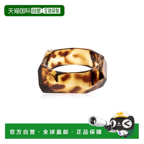 JIMMY CHOO 女士手链手镯 FACETEDBRACELETEYFTORTOISESHELLGOLD