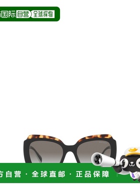 PRADA 女士太阳镜 PR16YS01M0A7 AW2023 灰色 Prada PR 16YS blac