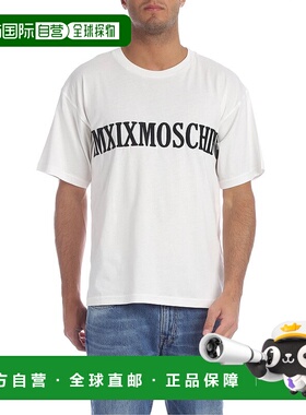 1h可退 MOSCHINO 男士T恤 070452401002 AW2019 白色 T-shirt MMX