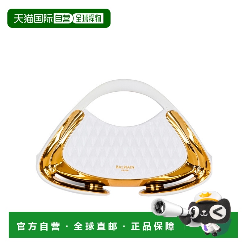 1h可退 BALMAIN 女士斜挎包 EN4DB903KTSOGVZ SS2025 白色 中号Jo