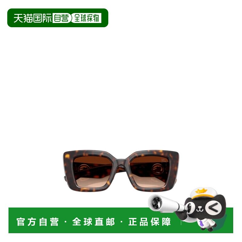 BURBERRY 女士眼镜 BE4476300274 CO 棕色 几何框太阳镜