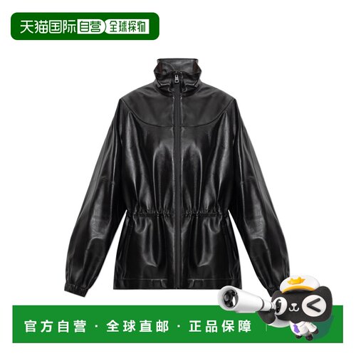 GIVENCHY 女士外套 BW00W261Z3001 AW2026 黑色 LEATHER TRACKSUI