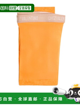 VALENTINO 女士袜子 BKI02M95CQLG CO 橙色松紧腰 连裤袜裤袜