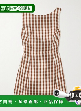 潮奢 FAITHFULL THE BRAND 女士 Sofia tie-detailed 方格棉布亚